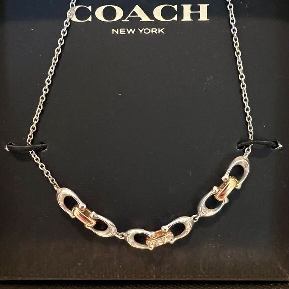 COACH Linked C Signature Slider Bracelet - Picture 3 of 9